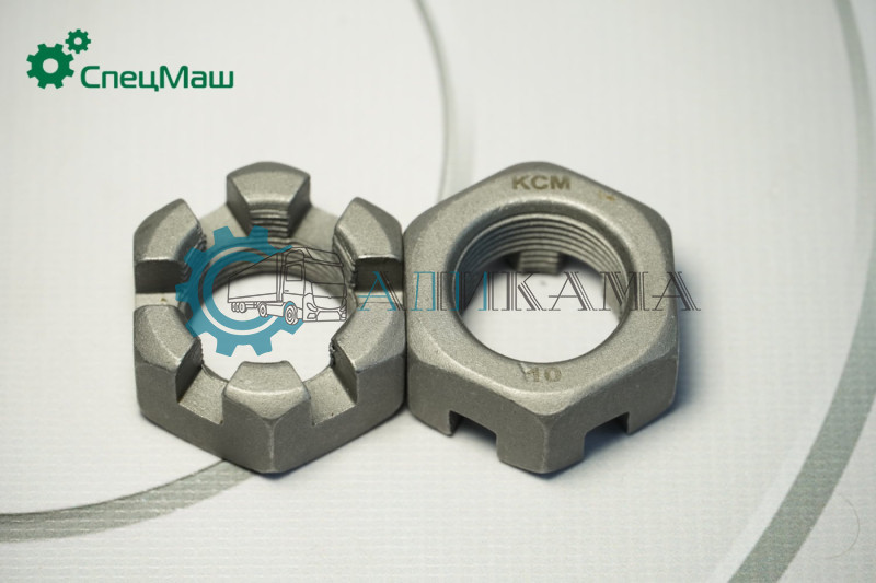 Гайка М24х1,5 пальца рулевой тяги корончатая (292957-П29) (упак. 30 шт)