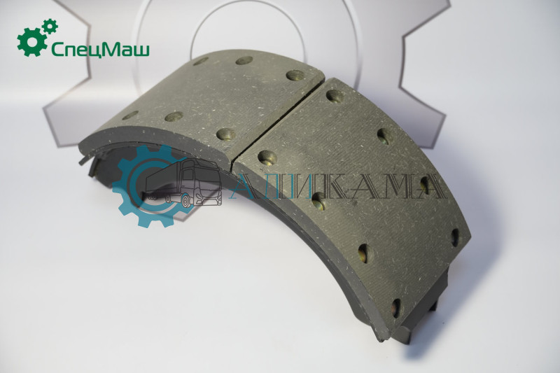Колодка тормозная 53212 (шир.=14 см, 5/6) в сборе
