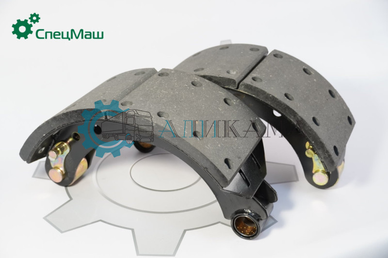 Колодки тормозные МАЗ-5336 (ТОЛЩИНА АРМАТУРЫ=5 мм, шир.=16 см) (КОМПЛЕКТ 2 шт)