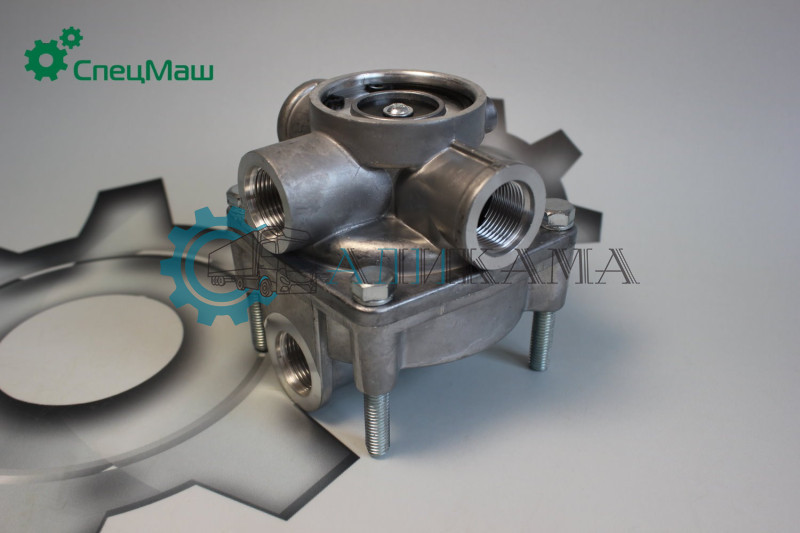 Клапан ускорительный (БЕЗ ГЛУШИТЕЛЯ, ан. 11-3518010-СМ) для МАЗ, ЗИЛ