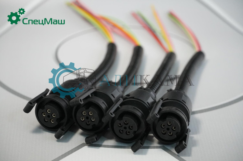 Штекер байонетный прямой (на 5 проводов) (упак. 4 шт)