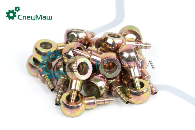 Наконечник шланга под топливный болт штуцер 10 мм (под шланг 6 мм) (упак. 20 шт)