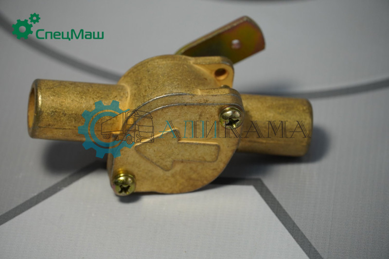 Кран отопителя на 2 выхода, прямоточный, для МАЗ