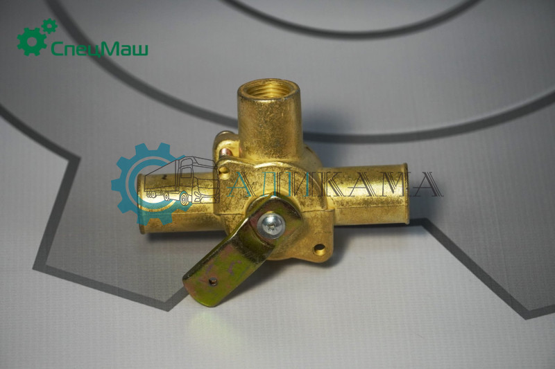 Кран отопителя на 3 выхода, ан. 5440А9-8101150-010, для МАЗ