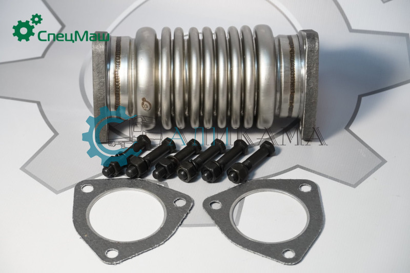 Сильфон с КОМПЛЕКТОМ уст-ки (2 пр-ки+6 болт.+6 гаек+6 гр.)